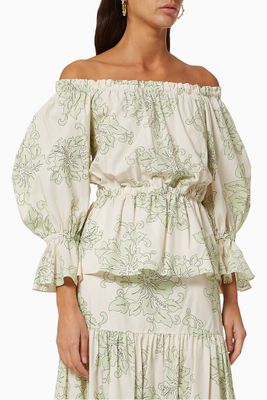 Buon Viaggio 1 Blouse in Cotton Buon Viaggio 1 Blouse in Cotton