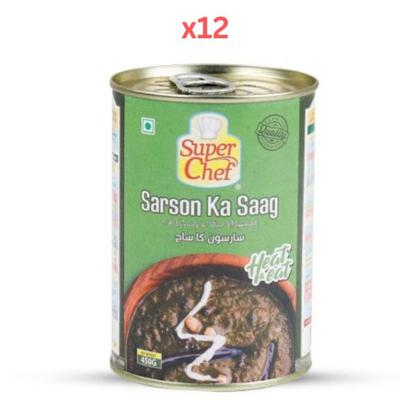 Super Chef Sarson Ka Saag 450Gm (Pack Of 12)