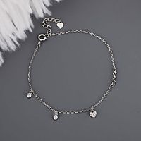 yongcheng s925 sterling silver love diamond bracelet heart-shaped sweet girly jewelry temperament elegant simple personality trend Lightinthebox - thumbnail