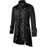 Retro Vintage Punk Gothic Medieval Coat Outerwear Plague Doctor Men's Halloween Party Prom Coat Lightinthebox