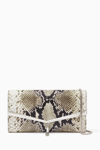 Elish Mini Bag in Snake-Print Leather