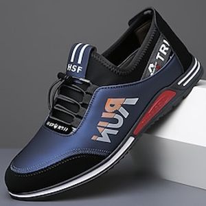 Men's Oxfords Casual Shoes Comfort Shoes Walking Casual Daily Leather Comfortable Booties  Ankle Boots Loafer Black White Blue Spring Fall Lightinthebox