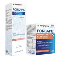 Forcapil Strengthening Set Keratin Shampoo + Capsules