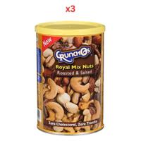 Crunchos Royal Mix Nuts 350G Can Pack Of 3