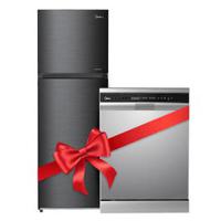 Midea 489L Top-Mount Refrigerator + 14 Place Dishwasher Bundle Offer