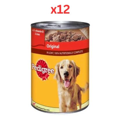 Pedigree Beef Loaf Wet Dog Food 400G (Pack of 12)