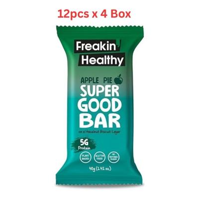Freakin Healthy Apple Pie Bar 4X12X40G Freakin Healthy Apple Pie Bar 4X12X40G