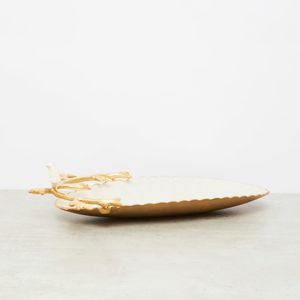 Embellished Oval Platter - 48x22x7 cms