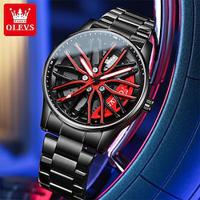 New Olevs Brand Men'S Watches Luminous Wheel Turning Quartz Watch Tide Fashion Waterproof Men'S Wristwatch Lightinthebox