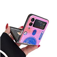 Phone Case for Samsung Galaxy Z Flip 3 Case Cute Bling Holorgraphic Camera Design,Plating Hard Back Soft TPU Bumper Cover,Slim Shockproof Protective Phone Case for Samsung Galaxy Z Flip 3 Lightinthebox - thumbnail