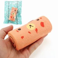 Tiny Fun Squishy Bear Cake Roll 11cm Soft Slow Rising With Packaging Collection Gift Decor Toy