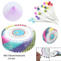 Round Head Dressmaking Wedding Faux Pearl Sewing Pins