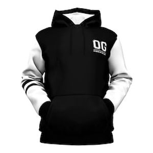 Men's Pullover Hoodie Sweatshirt Black Hooded Letter Graphic Prints Print Daily Sports 3D Print Basic Streetwear Designer Spring   Fall Clothing Apparel Hoodies Sweatshirts  Long Sleeve Lightinthebox