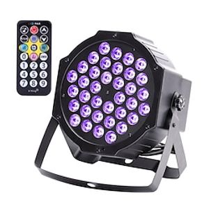 LED Strobe Stage Par Light 36W UV Blacklight 36 LEDs with Remote Controller for Disco Party Club KTV Wedding Lightinthebox