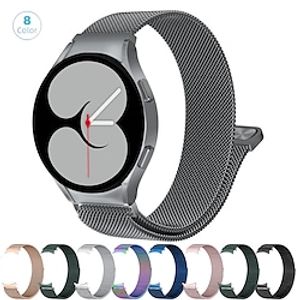 1 pcs Smart Watch Band for Samsung Galaxy Watch 5 4044MM Watch 5 Pro 45MM Watch 4 Classic 4246mm Watch 4 4044mm Watch 3 41mm Watch 42mm 20mm Stainless Steel Smartwatch Strap Adjustable Stretchy Lightinthebox