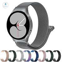 1 pcs Smart Watch Band for Samsung Galaxy Watch 5 4044MM Watch 5 Pro 45MM Watch 4 Classic 4246mm Watch 4 4044mm Watch 3 41mm Watch 42mm 20mm Stainless Steel Smartwatch Strap Adjustable Stretchy Lightinthebox - thumbnail