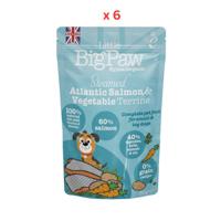 Little Big Paw Steamed Atlantic Salmon & Vegetables Dinner Wet Dog Food 150g Pack Of 6