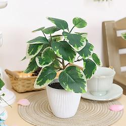 Enhance Your Home Decor with Lifelike Eucalyptus Potted Plants, Adding a Refreshing Green Touch to Your Living Space Lightinthebox