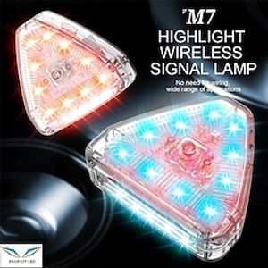 StarFire M7 Remote Control Triangle Flash Light Airplane Light Outdoor Lighting Work Lights Motorcycle Car Warning Flash Light Lightinthebox