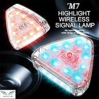 StarFire M7 Remote Control Triangle Flash Light Airplane Light Outdoor Lighting Work Lights Motorcycle Car Warning Flash Light Lightinthebox - thumbnail