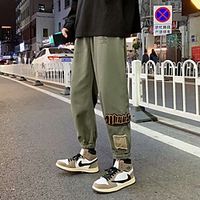 Men's Casual  Sporty Streetwear Comfort Outdoor Casual Daily Jogger Pants Tactical Cargo Trousers Pants Solid Color Full Length Pocket ArmyGreen Lightinthebox - thumbnail