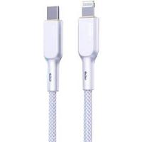 Braided USB C to Lgt Cable 1.8m-Wht