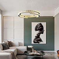 Pendant Light 60 cm Lantern Desgin Pendant Light Metal Painted Finishes Modern 220-240V Lightinthebox - thumbnail