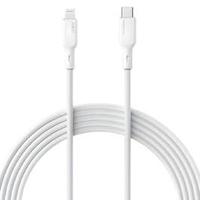 Silicone USB C to Lgt Cable 1m-Wht