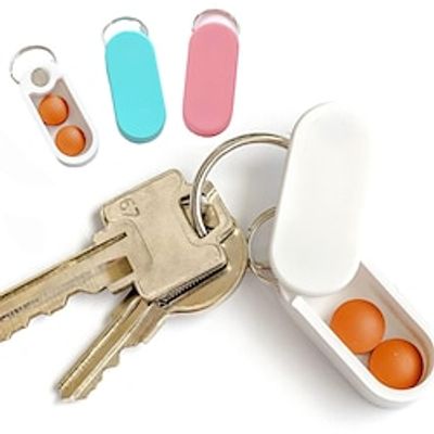 1pc Keychain Pill Box, Pill Pod Creative Travel Portable Pill Box, Magnetic Slide Storage Pill Box Lightinthebox