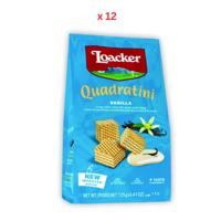 Loacker Quadritini Vanille Wafer 12 X 125Gm (UAE Delivery Only)