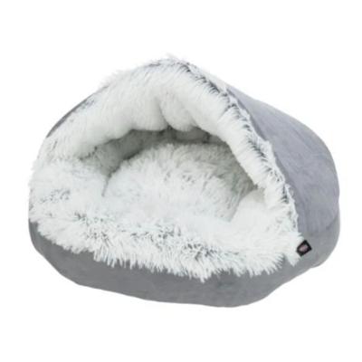 Trixie Harvey Round Cuddly Cave Bed For Dogs - Grey 100X70cm Trixie Harvey Round Cuddly Cave Bed For Dogs - Grey 100X70cm
