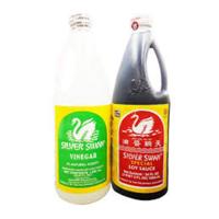 Golden Swan V/P - Soy Sauce + Vinegar -1 Ltr (Pack Of 2)