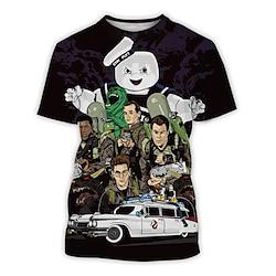 Ghostbusters Stay Puft Marshmallow Man T-shirt Print Graphic T-shirt For Men's Adults' 3D Print Party Festival Lightinthebox