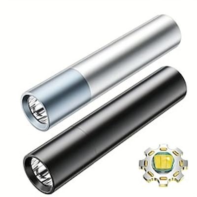 1pc High Power LED Flashlight, Portable USB Rechargeable Telescopic Zoom Powerful Torch Lamp for Outdoor Camping and Working Lightinthebox 1pc High Power LED Flashlight, Portable USB Rechargeable Telescopic Zoom Powerful Torch Lamp for Outdoor Camping and Working Lightinthebox