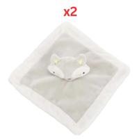 Trixie Junior Snuggler Plush Toy For Dogs - Grey 30X30Cm (Pack Of 2)