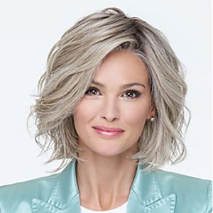 Synthetic Wig Curly Asymmetrical Wig Blonde Short Brown Blonde Synthetic Hair Women's Fashionable Design Exquisite Comfy Blonde Brown miniinthebox