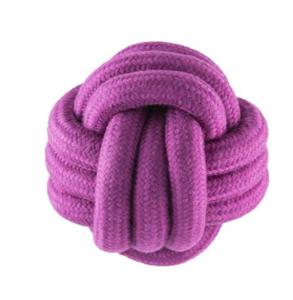 Freedog Strong and Durable Knot Ball Dog Toy - Maroon