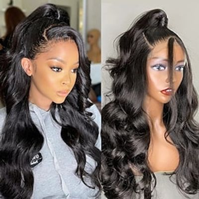 150% Body Wave Glueless Wig Glueless Body Wave Human Hair Wigs For Women 4x4 Pre-Cut HD Lace Closure Wig Lightinthebox