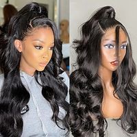 150% Body Wave Glueless Wig Glueless Body Wave Human Hair Wigs For Women 4x4 Pre-Cut HD Lace Closure Wig Lightinthebox - thumbnail