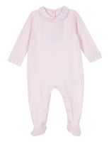 Logo Cotton Sleepsuit - Pink Logo Cotton Sleepsuit - Pink