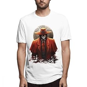 Men's Plus Size Big Tall T shirt Tee Tee Crewneck White Short Sleeves Outdoor Going out Print Graphic Prints Clothing Apparel Cotton Blend Streetwear Stylish Casual Lightinthebox