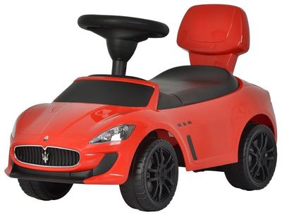 Megastar Ride On Licensed Maserati Push Car - Red (UAE Delivery Only)