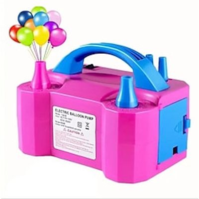 Electric Balloon Pump, Portable Double Nozzle Electric Balloon Blower, Air Pump Balloon Inflator For Decoration Party Sports Lightinthebox