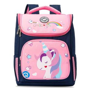 Eazy Kids - Back To School - 16 Unicorn School Backpack - Pink