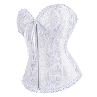 Wedding Slim Fit Shapewear for Tummy Control Push Up Wedding Party Corset Top Overbust Corsets Lightinthebox - thumbnail