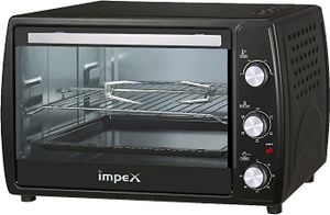 Impex OV 2902 1800W 45 Litre Oven Toaster Grill (OTG) with Convection and Rotisserie Function 100-250 Temperature Setting-(Black)-(OV 2902)