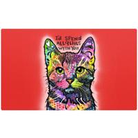 Drymate Cat Bowl Placemat 9 Lives 12 x 20 inch/30 cm x 50 cm