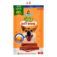 Bearing Jerky Treats Sticks Roasted Chicken Flavor-80 Gm Pack Of 5