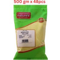 Natures Choice Yellow Semolina - 500 gm Pack Of 48 (UAE Delivery Only)