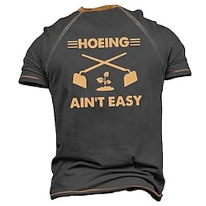 Men's T shirt Tee Henley Shirt Tee 3D Print Graphic Leaves Plus Size Henley Daily Sports Patchwork Button-Down Short Sleeve Tops Designer Basic Casual Classic Black / Summer miniinthebox